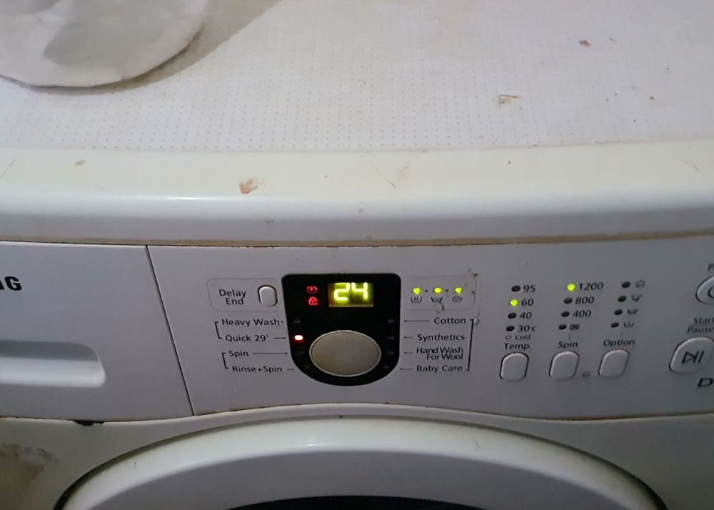 5D Error Code in Washing Machine