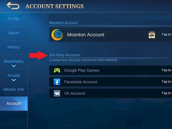 How To Delete An ML Account In Moonton?